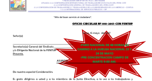 Documentos Informativos: Paro Nacional 23 y 24 de Mayo