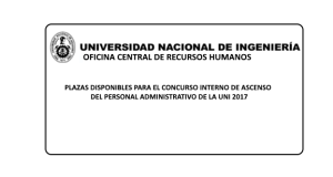 Convocatoria Ascenso a Personal Nombrado